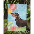 thumbnail image 3 of Happy Birthday Black and Tan Dachshund Garden Flag, 3 of 5