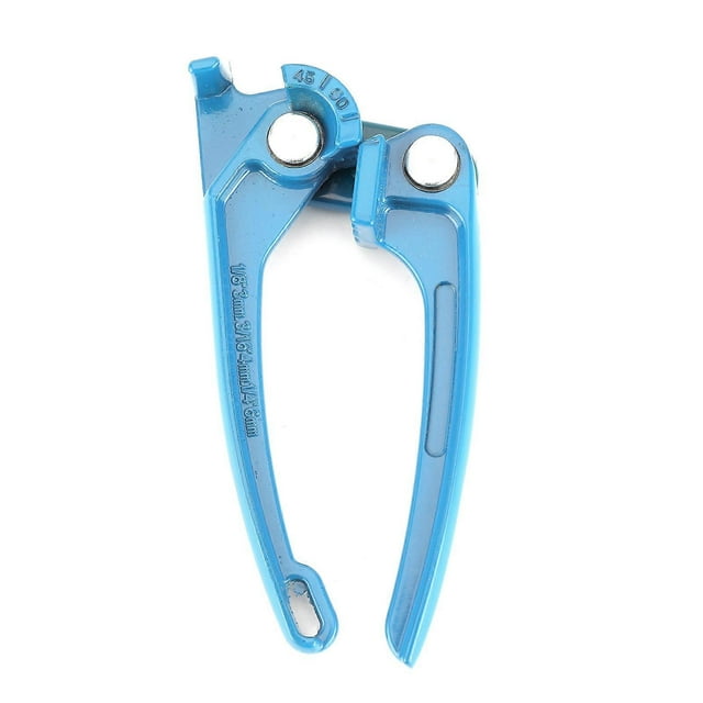 1/8in 3/16in 1/4in Tube Bender Tubing Fuel Brake AC Refrigerant Line Bending Tool Blue