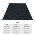 thumbnail image 5 of Bingfone Black Fish Scales Print Flannel Fleece Blanket Throw Blanket For Bed,Sofa,Couch,Travel,Camping(50"X40"), 5 of 9