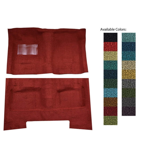 1967-1973 Chrysler Imperial LeBaron 2DR/4DR 13 Maroon Loop Carpet Kit