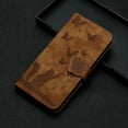 thumbnail image 6 of Wallet Case Designed for Apple iPhone 14 Pro - 6.1 inch for Women,Flip Folio Cover with Butterfly Embossed PU Leather Kickstand Credit Card Holder Slots Magnetic Wrist Strap Phone Case, Brown, 6 of 13