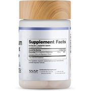 Snap Supplements Magnesium Complex Chelated Capsules - Triple Magnesium Blend for Muscle Repair & Energy Support