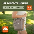 thumbnail image 3 of Ozark Trail 4.5L Unisex Adult/Teen Compact Polyester Shoulder Bag, Taupe, 3 of 16