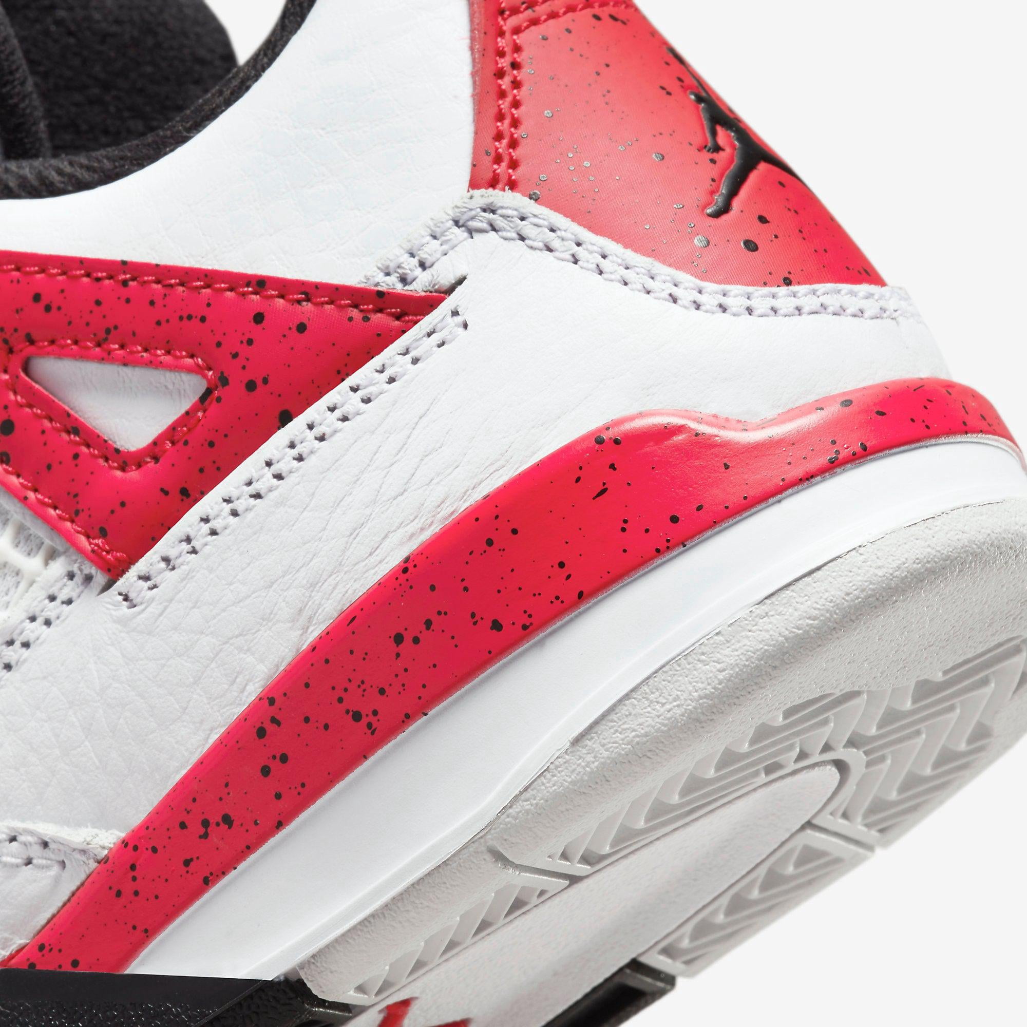 7a0af9ac-304a-401e-a54f-  Nike Air Jordan 4 Retro Red Cement White BQ7669-161 Preschool Size 11C Sneakers main image 0