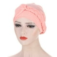 thumbnail image 2 of Travelwant Womens Summer Sleeping Headwrap Beanies Hat Ladies Muslim Turban Cap Solid Color Pre-Cross Chemo Cap for Hair Loss, 2 of 7