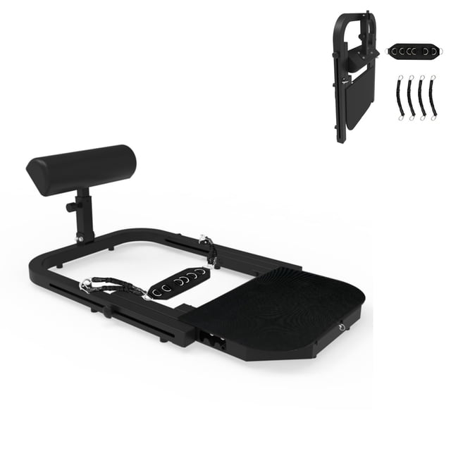 Banco de Hip Thrust Ajustable – Alta Resistencia – Altura Regulable – Cadera y Piernas – Negro