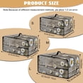 thumbnail image 7 of Renewold Toaster Oven Cover Dust-Proof Polyester Convection Oven Air Fryer Protector with Accessory Pockets and Handle Home Kitchen Decor, 22.5 x 18.5 x 13 Inches, Daisy Wood Grain, 7 of 7