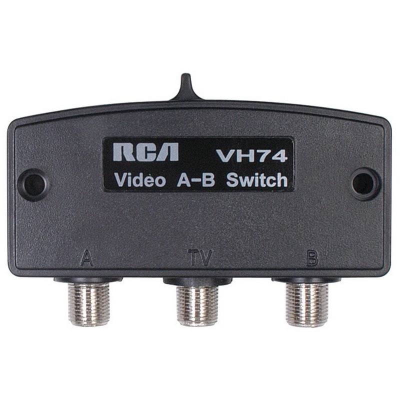 Deluxe A/B Coaxial Cable TV Slide Switch