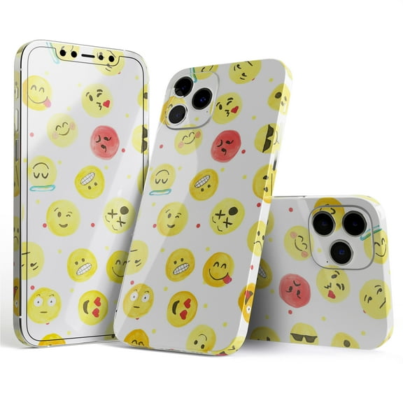 DesignSkinz The All Over Emoji Pattern Full-Body Skin Decal Wrap Cover for iPhone 16