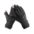thumbnail image 2 of Warm Gloves Thermal Anti- Touchscreen Windproof Waterproof Hiking Skiing Winter Mittens Grey L, 2 of 7