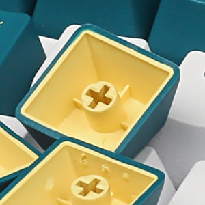 Hyssop PBT Keycaps Doubleshot Keycaps OEM Profile Cherry MX for 108/87/84/68/61 MX Switches Mechanical Keyboard