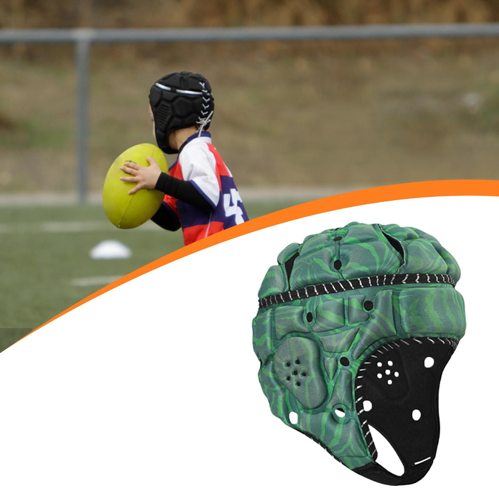 Rugby Headguard Football Helmet Sports Cap High Density Foam Padding for Boys Girls Soccer Goalkeeper