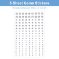 thumbnail image 2 of Unique Bargains Stylish Rhinestone Stickers Self Adhesive Acrylic Bling Face Gems Clear, 2 of 5