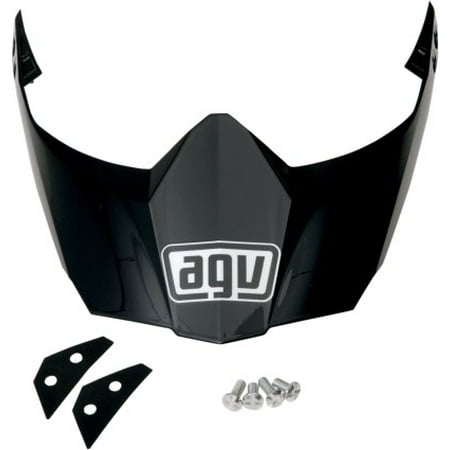 Agv Visor - AGV AX-8 EVO DS Dual Sport Replacement Peak/Visor Matte Black