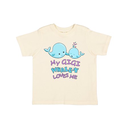 

Inktastic My Gigi Whale-y Loves Me Gift Toddler Boy or Toddler Girl T-Shirt