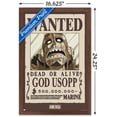 thumbnail image 3 of One Piece - God Usopp Wanted Poster Wall Poster, 14.725" x 22.375" Framed, 3 of 4