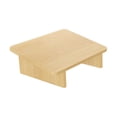 thumbnail image 2 of Wood Foot Stool under Desk Foot Rest Ergonomic Smooth Surface Accessory Multifunctional Anti Slip Bottom for Home and Office Use Size L Obliquity, 2 of 8