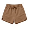 thumbnail image 6 of Women's Gym Athletic Shorts Summer Comfy Cotton Lounge Casual Sweat Shorts with Pockets, XL, 6 of 7