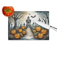 thumbnail image 5 of Marigold Spooky Halloween Glass Cutting Board Large 12 in x 15 in, 5 of 5