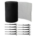 thumbnail image 2 of Roof Mesh - Gutter with 10 Clip Hooks Easy Install Mesh to Stop Leaves Or Debris Clogging 18CMx8M, 2 of 10