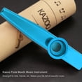 thumbnail image 3 of Spptty Kazoo Flute Mouth Music Instrument, Kazoo Flute, Metal For Guitar Ukulele, 3 of 8