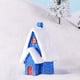 thumbnail image 1 of Mini adorno navideño en miniatura, de casa , figuras colgantes de Navidad, estatua de resina para adornos de pastel de jardín de ha , Azul 3,2x2,2x5,4cm Azul 32x22x54cm perfecl Figuras en miniatura, 1 of 8