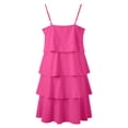 thumbnail image 5 of Summer Dresses For Women 2024 Sundress Sleeveless Ruffle Tiered Layered Chiffon Pleated Swing Mini Dress A-Line Flowy Maxi Dresses, 5 of 8