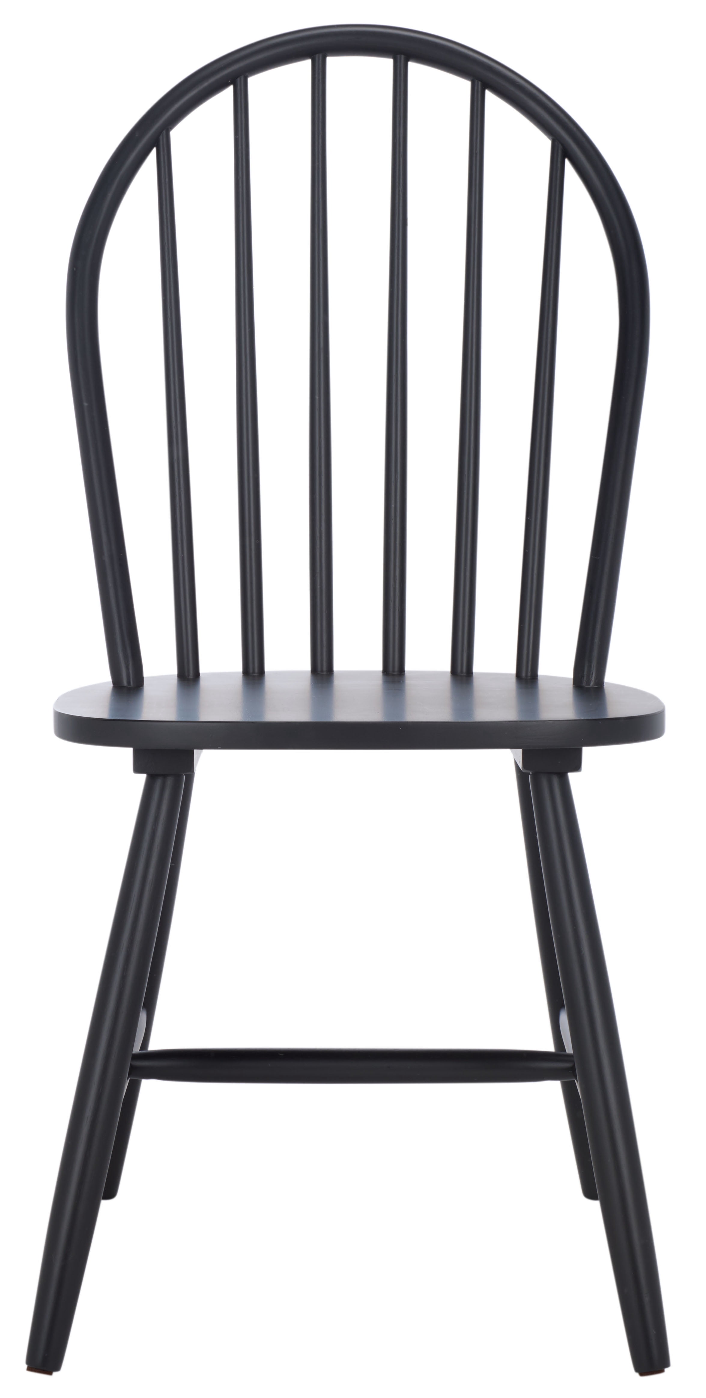 Safavieh Omaha Modern Wood Dining Side Chairs, Black (Set of 2)