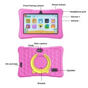Kids Tablet, 7 inch Android 15 Tablet for Kids, 8GB+32GB 1TB Expand, Quad-Core Toddler Tablets with Shockproof Case, BT5.0, Wifi5, Parental Control, Games, Dual Camera