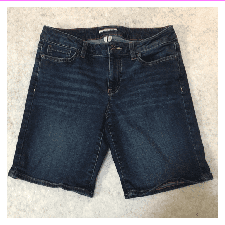 Vaak gesproken Artefact kreupel Tommy Hilfiger Women's 2 Back Pockets 2 Front Pockets Front Zip Shorts Jeans  2/Dark Wash - Walmart.com