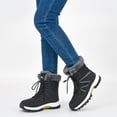 thumbnail image 6 of Ecetana Snow Boots for Women Mid-Calf Winter Boots Lace Up Non-Slip Outdoor Hiking Boots, 6 of 7