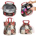 thumbnail image 2 of Pioneer Flower Floral Print Pattern Drawstring Lunch Bag Women - Drawstring Lunch Bag Insulated for Work Office - Stain-Resistant Large Lunchbags for Women with Multi-Pockets, 2 of 6