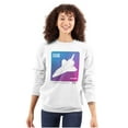 thumbnail image 3 of Vaporwave NASA Space Transportation Sweatshirt for Men or Women Brisco Brands M, 3 of 6