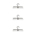 thumbnail image 3 of Toystoory Percha para ropa, giratoria de 360 grados, 16 agujeros, ropa interior de plástico, gancho seco, para viaje, Hotel, baño, Type1 NO1, 3 of 6