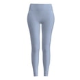 thumbnail image 4 of Yammkia Women's Tummy Control High Waisted Leggings Brushed Soft Naked Feel Workout Yoga Pants with Inner Pocket Straight Leggings for Women(Light Blue,XL), 4 of 7