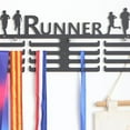 thumbnail image 3 of 6Type Awards Display Shelf Medal Rack Metal Decor Medal Iron Mounted Office Games Frame Medal Hangers Wall Q6B9 Race, 3 of 8
