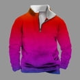 thumbnail image 1 of Sudadera sin capucha para hombre, informal, a la moda, con cuello alto, estampado de calaveras, cremallera, jersey de manga larga, blusa de poliéster para hombre, 1 of 5
