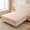 Pink, variant on Luxury Non-Slip Fitted Bed Sheet for Mattress Protection - Elastic Stay-in-Place Design, Soft Fiber Comfortable, Machine Washable Pink