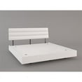 thumbnail image 5 of Mod-Arte Lyon Modern Wood and Faux Leather Upholstered Queen Bed in Glossy White, 5 of 6