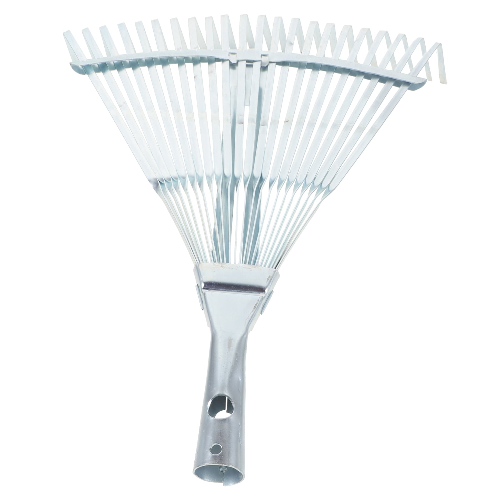 BESTYASH Heavy Duty Adjustable Lawn Rake with Flat Wire , 1-Piece Yard and Garden Tool for Outdoor Cleanup and Leaf Removal