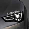 thumbnail image 4 of IPG Compatible with Honda Logo Letter 6" Vinyl Decal Sticker (2 Units) Carbon Fiber Cover Wrap Skin Do it Yourself Stickers Set Personalize Your Vehicle (Silver Chrome), 4 of 6
