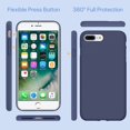 thumbnail image 4 of FYBTO iPhone 8 Plus Case, iPhone 7 Plus Case, Shockproof Silicone Case with Full Body Protection, Anti-Scratch Microfiber Lining, Drop-protect Rubber phone Case for iPhone 7 Plus/iPhone 8 Plus 5.5", 4 of 5