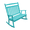 Aruba, variant on Keystone Amish Co. Classic Poly Composite Double Rocker, 4-Foot, Weathered Wood