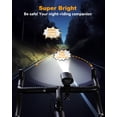 thumbnail image 2 of Luces para bicicleta Prasky Super Bright, recargables por USB, color negro, 2 of 8