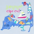thumbnail image 2 of CafePress - Cute Cape Cod Map Long Sleeve Infant T Shirt - Long Sleeve Infant T-Shirt, 2 of 2