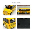 thumbnail image 3 of HLONK Exquisite Exquisite School Bus Toy with Pull Back Mechanism for Kids, 3 of 11