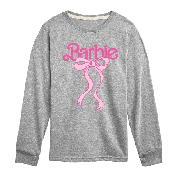 Barbie - Logo Bow - Youth Boys Long Sleeve Graphic T-Shirt