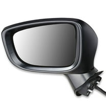 DNA Motoring OE Style Power Driver Left Side View Door Mirror for 2014-2015 Mazda 3