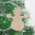 thumbnail image 3 of LOLIPPYY 20Pcs Christmas Tree Wood Pendants Unfinished Wood Hanging Ornaments for Tags, 3 of 5