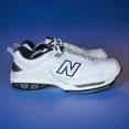 thumbnail image 2 of New Balance 806 v1 Tennis Shoes ~ MC806W ~ Men's 11.5 D ~ White/Navy/Gray, 2 of 5